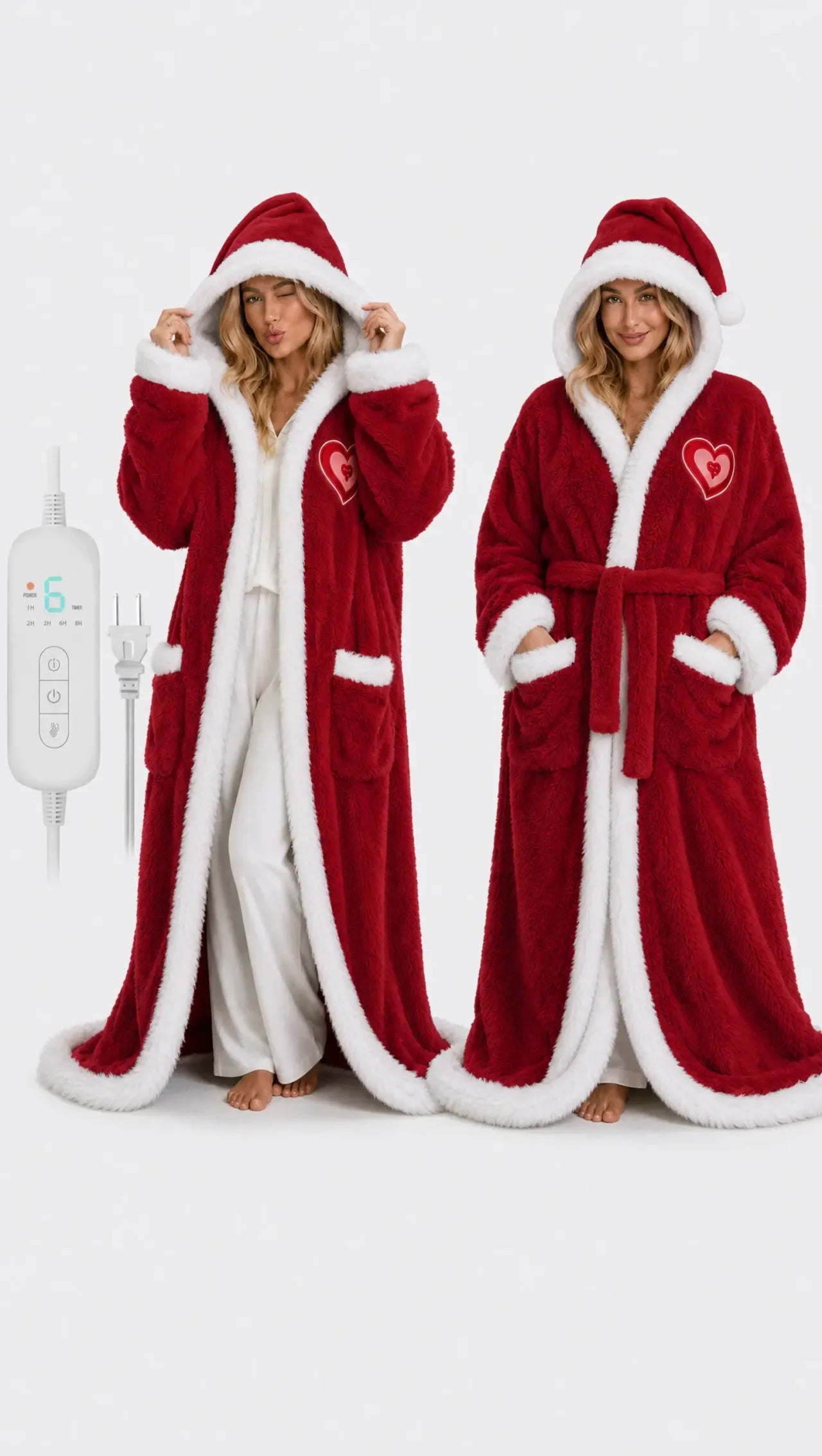 MerryJammies Festive Heating Robe